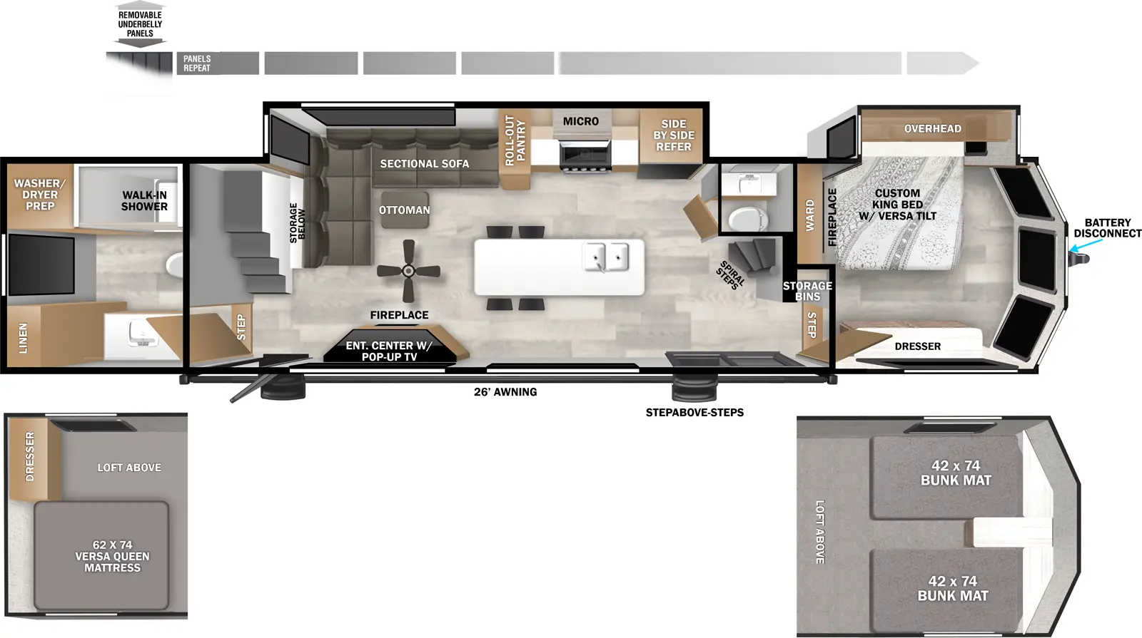 Wildwood Lodge 44VIEW Floorplan